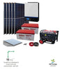 3kW impianto off grid Voltronic + accumulo + generatore Tensite