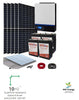 Impianto fotovoltaico a isola con inverter 3kW accumulo 14,4 kW/h