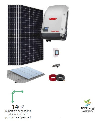 Kit fotovoltaico Fronius 3kW monofase