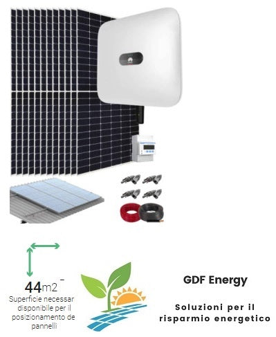 Kit Fotovoltaico 5kW con Accumulo Huawei 10kWh - Monofase